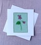 Embroidered Violet General Greeting Card - Image 3
