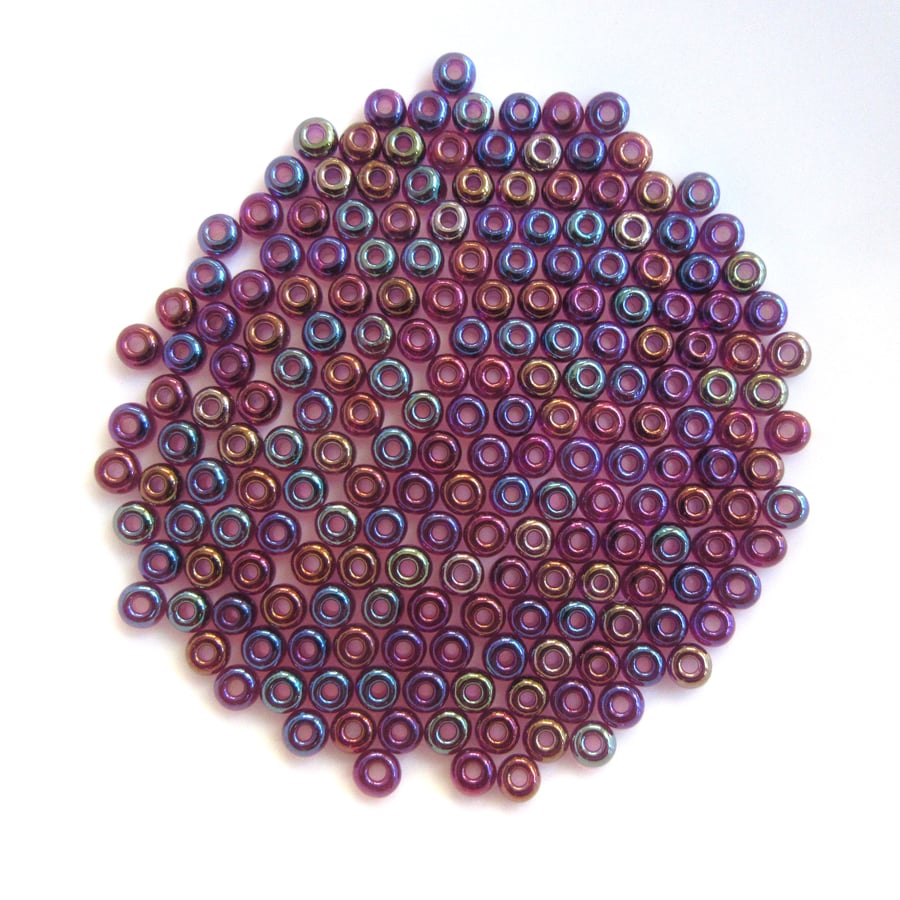 Multicoloured Iridescent Beads