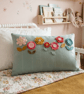 Pillow, Decorative Floral Cushion, for Girls bedroom or nursery - Image 1