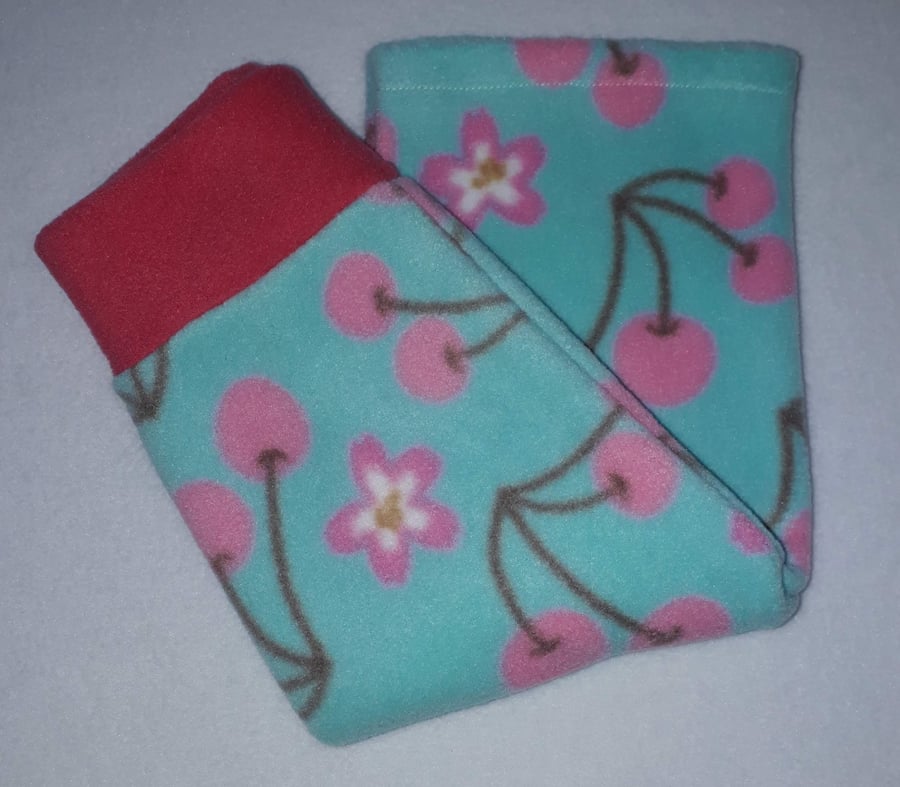 Cherry Blossom Fleece Trousers - Newborn 