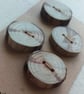 Custom Order - Set of Six Beachcombed Buttons - Image 1