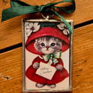 Unique retro glass Christmas decoration 