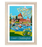 Chiddingfold St Mary's travel poster print by Susie West - Image 3