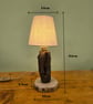 Handmade Wooden Bedside Table lamp - Image 3