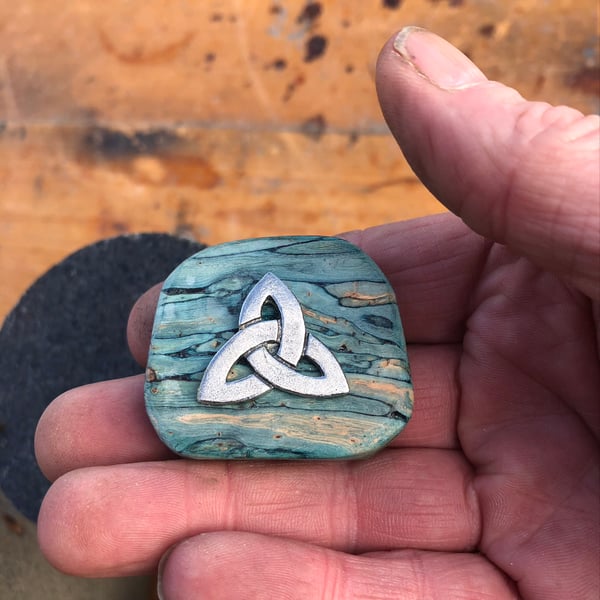 Pagan Triquetra Brooch