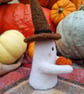 Wooly Needlefelted Witchy Ghost - Ember - Image 2