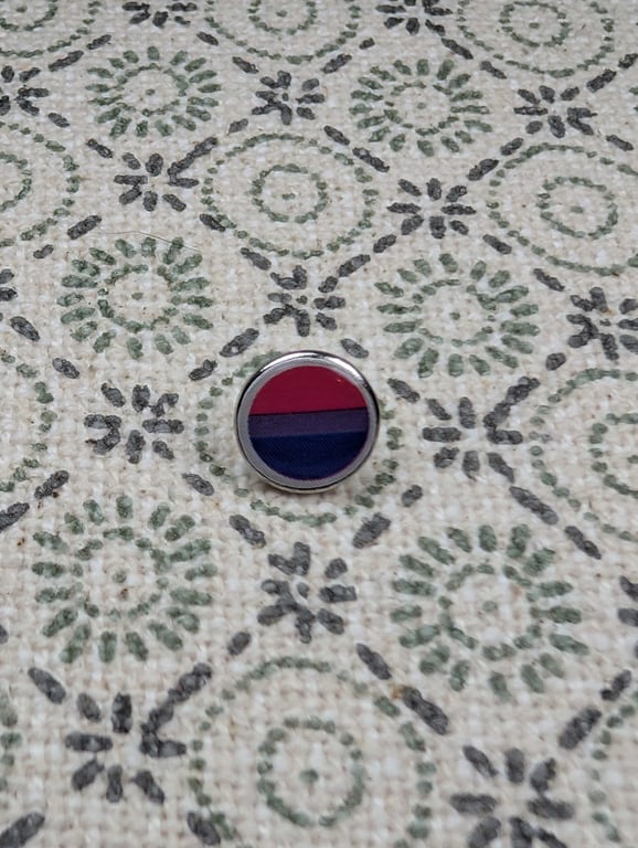 Bisexual Flag Pin - Pride Themed Pin - Small Resin Topped Pin Badge - LGBTQ