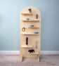 Large Curved Free-standing Pegboard Display Stand - Image 1