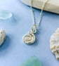 Ammonite Pendant - Shell Necklace - Recycled Silver - Gifts for Nature Lovers - Image 1