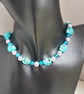 Gorgeous Blue Skull Choker Necklace. - Image 9