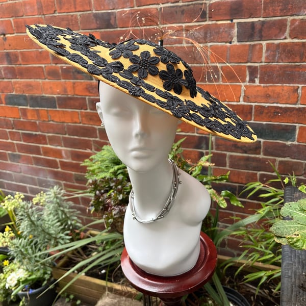 Beautiful Handmade hat, Hat for the Races, Hats for Ascot, Special Occasion Hats
