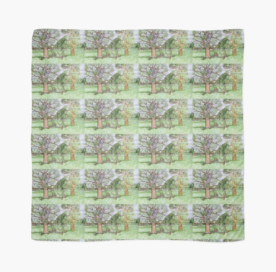 Beautiful Scarf Featuring A Design Based On The Painting ‘Growing Old With Grace