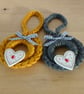 Two Crocheted Wreath Decorations - Image 1
