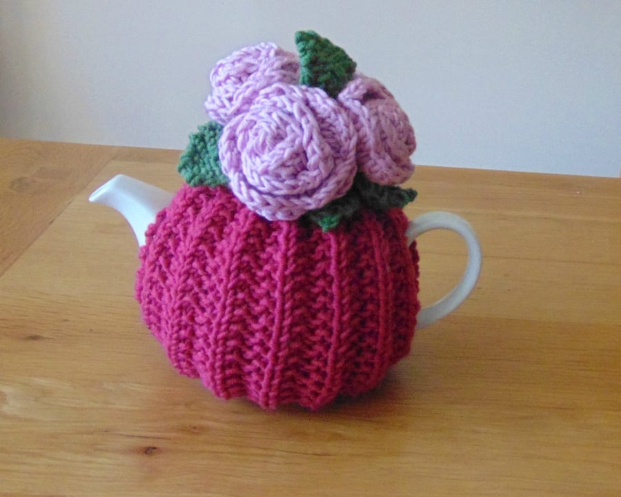 Hand Knitted Small Tea Cosy