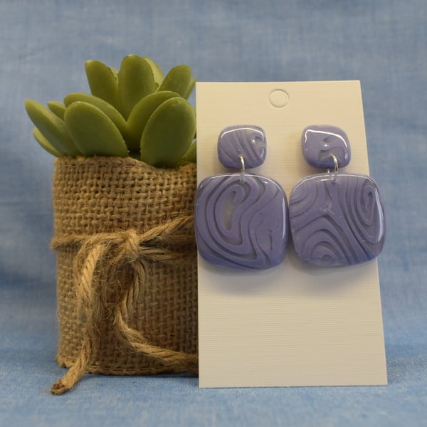 Square Drop Earrings