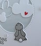 Christmas Card - Rabbit With Clouds - Icy Blue - Christmas Wishes - Image 9