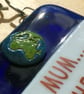 Handmade Glass Mum, Dad or Nan You Mean The World To Me Hanging Picture - Image 4