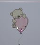 New Baby Card - Teddy With Pink Balloon - Image 6