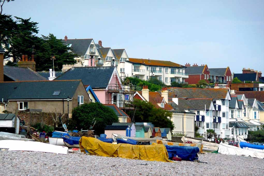 Budleigh Salterton Beach Jurassic Coast Photograph Print