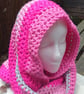 Pink Crochet Snood