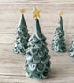 Handmade Ceramic Christmas Tree with Yellow Star - Image 3