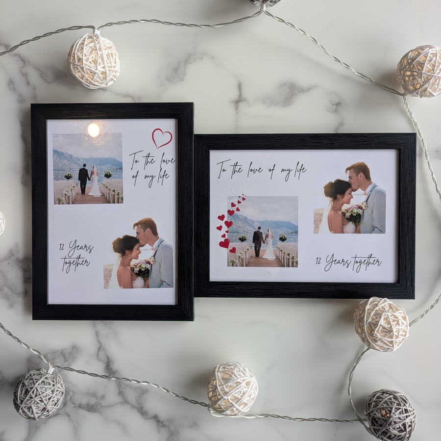 Framed Personalied Photo Custom Gifts Handmade photograph