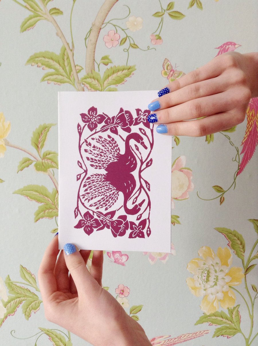 Hand Printed Card