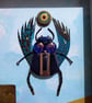 Ancient Wisdom Scarab and Dragonfly Box Frame - Image 3