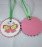 Set of 3 butterfly gift tags - Image 4