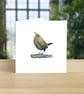 Wren greetings card (blank for your own message)