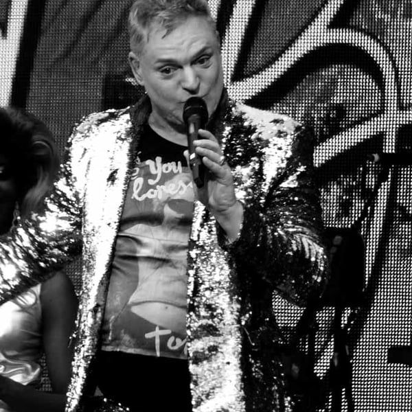 Erasure Singer Andy Bell In Concert Photograph Print