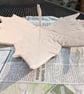 CUSTOM ORDER DO NOT BUY handmade porcelain paper clay leaf dish  - Image 3