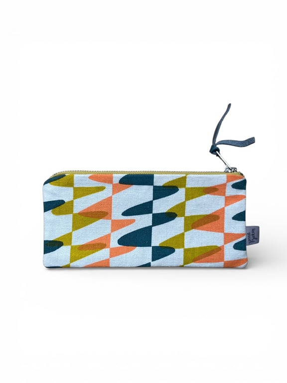 Perfectly imperfect - Hand screen printed pencil case - Friday Street