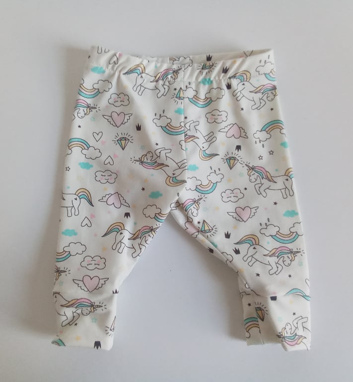 Newborn Leggings, Unicorn leggings, baby shower gift, gift for baby