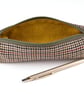 Upcycled Tweed Pencil Case - Handmade - Image 4