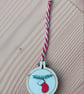 Mini Embroidery Hoop with Christmas Stocking - Image 7
