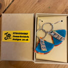 Artisan Fabric earrings 