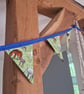 Birthday Horse bunting. Hand sewn with reclaimed fabric 3 m long - Image 4