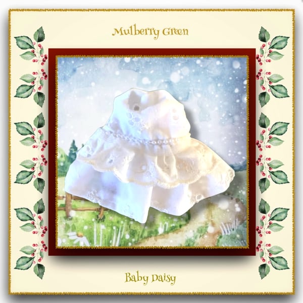 Broderie Anglais Dress for Baby Daisy 