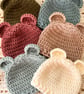 Teddy Bear Baby Crochet Hat