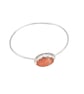 Morganite Sterling Silver Stacker Bangle  - Image 3