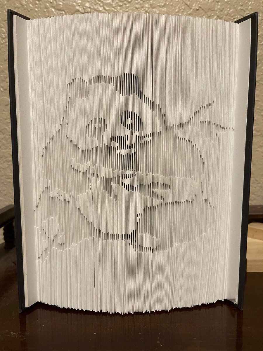 Panda 180 Shadow CUT & FOLD Book Folding Pattern - EMAILED PDF PATTERN