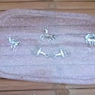 Pink Pony Club themed tray for drinks, jewellery or keys