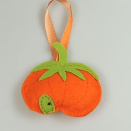 Autumn Pumpkin House Handmade felt decoration, Halloween Decoration, SALE