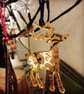 Gold mirrored reindeer - curls - Image 2
