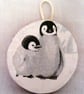  Handmade Penguins Christmas Wall Decoration. - Image 1