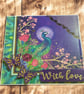 Blank Peacock "With Love" Card. Perfect for any occasion. - Image 2
