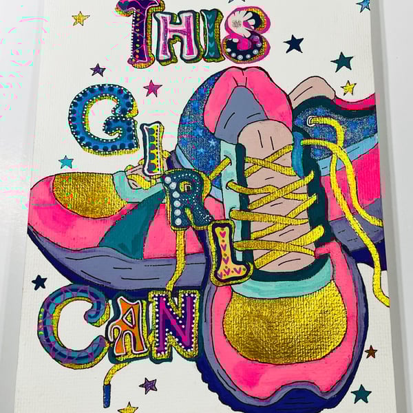 This Girl Can Illustration