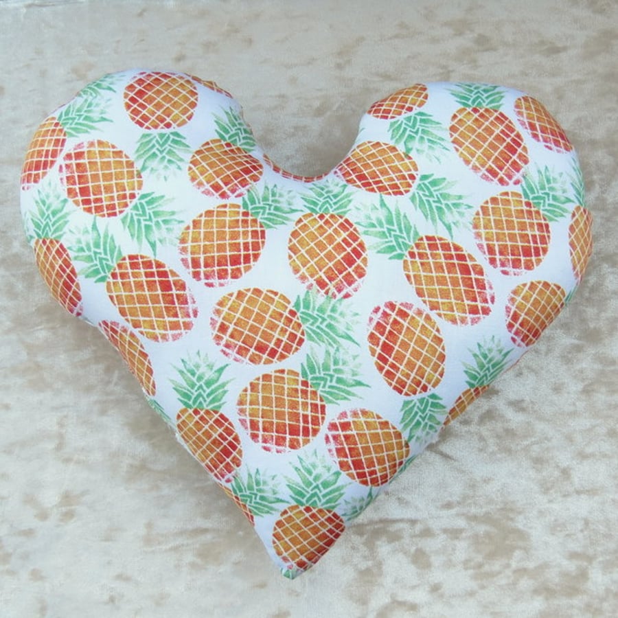 Mastectomy pillow.  Breast cancer pillow.  Pineapple design.
