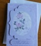 Best Wishes Card - Pink Roses - Image 10